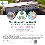 Logo Blick hinter die Kulissen der Markt-Apotheke Greiff