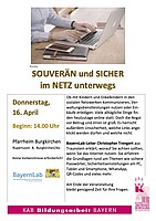 Logo Souverän und Sicher im Netz unterwegs