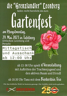 Banner Gartenfest