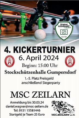 Banner MSC Kicker Turnier