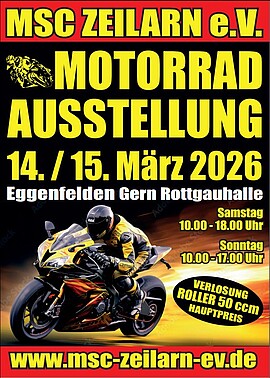 Banner MSC Motorradausstellung 