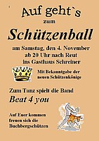 Logo Schützenball in Reut