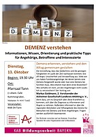 Logo Vortrag „Demenz“