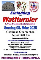 Logo Wattturnier - De rodn Wepsn FCB Fanclub Zeilarn e.V.