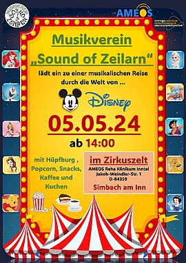 Banner Musik im Zirkuszelt